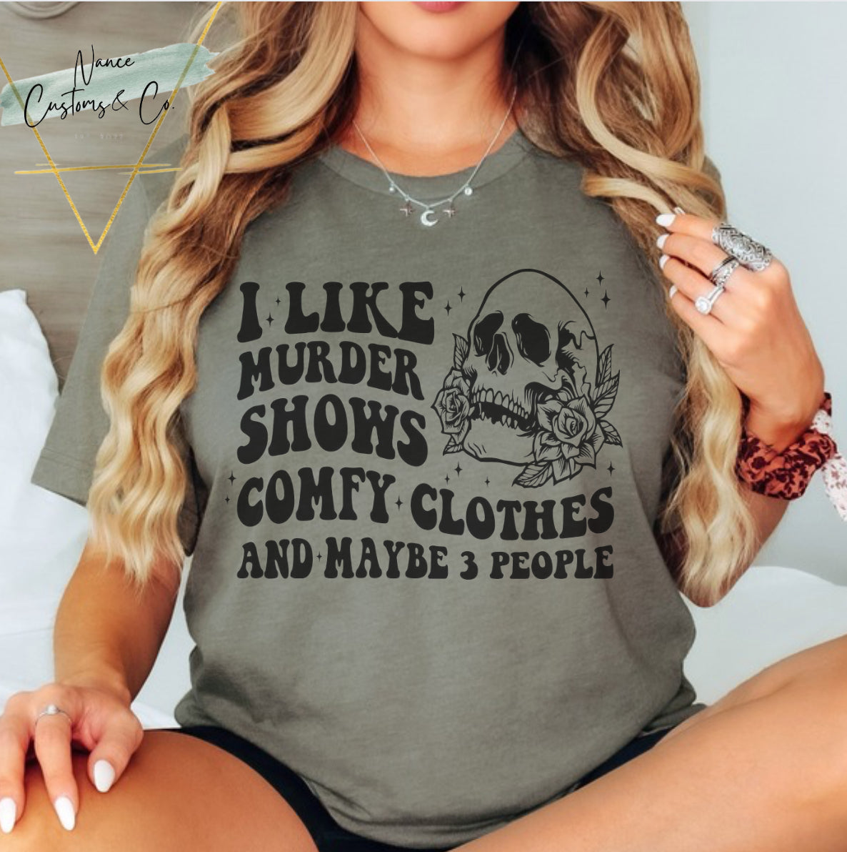 Murder Shows and Comfy Clothes Tee