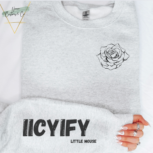 IICYIFY Licensed Crew Neck, Good luck explaining this one to your family ;) Made with a beautifully blended Gildan 50/50 Crewneck that sports unmatched comfort.&nbsp;