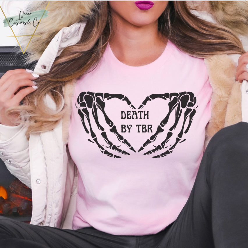 Death By TBR Pink Tee