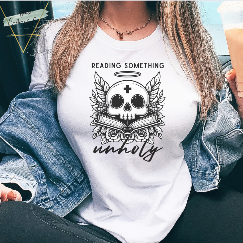 Reading Something Unholy Tee