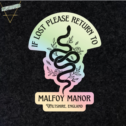 If you're a dramione fan and Manacled is your go to, These stickers are perfect for your Kindle, Laptop, Phone Case, Water Bottle, or really any flat surface!