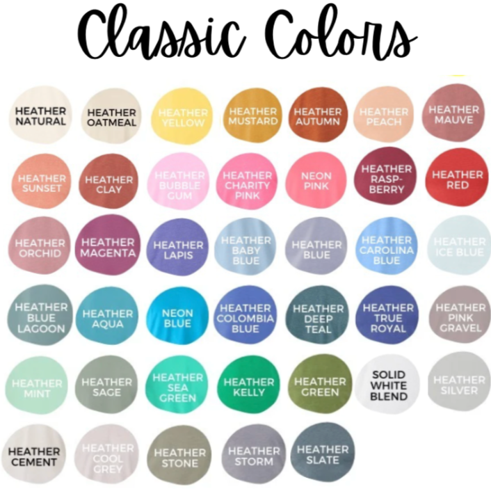 Classic Color Chart